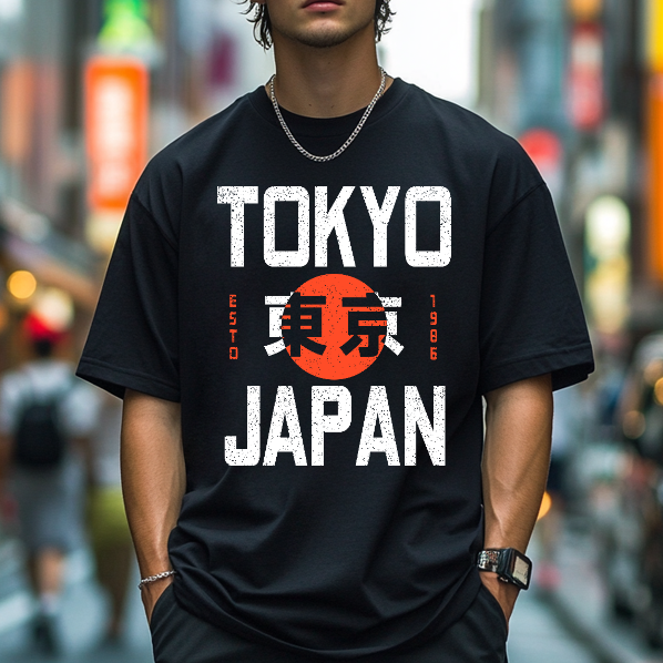 Tokyo Japan 1986 Japanese Style Classic Tee