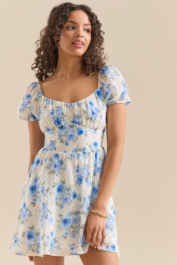 Jessy Floral Babydoll Dress