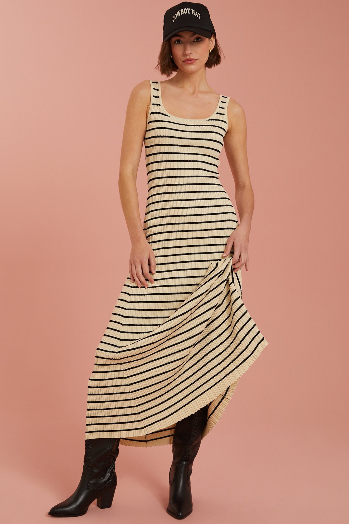 Joy Ribbed Maxi Dress