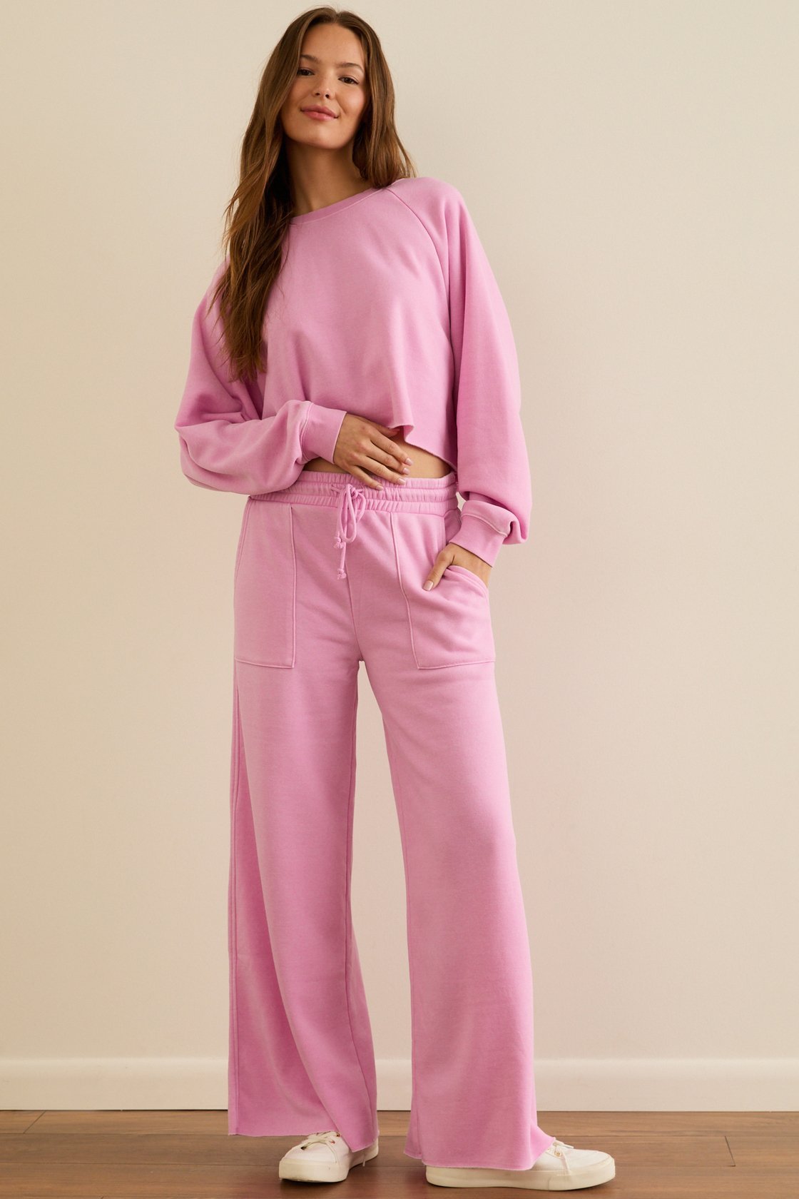 Pump It Up Wide Leg Sweatpants