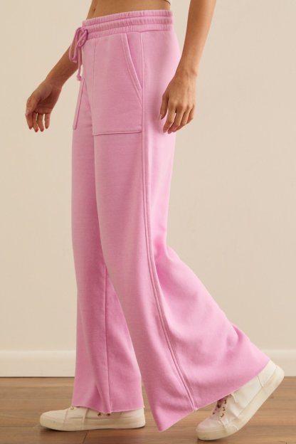 Pump It Up Wide Leg Sweatpants