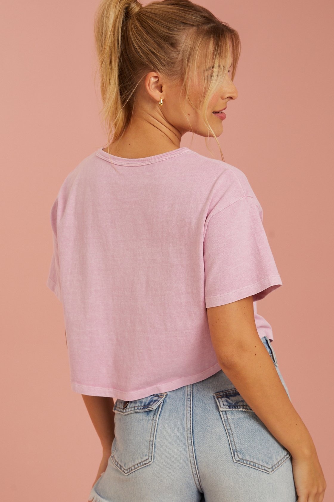 Madelyn Crew Cropped Tee