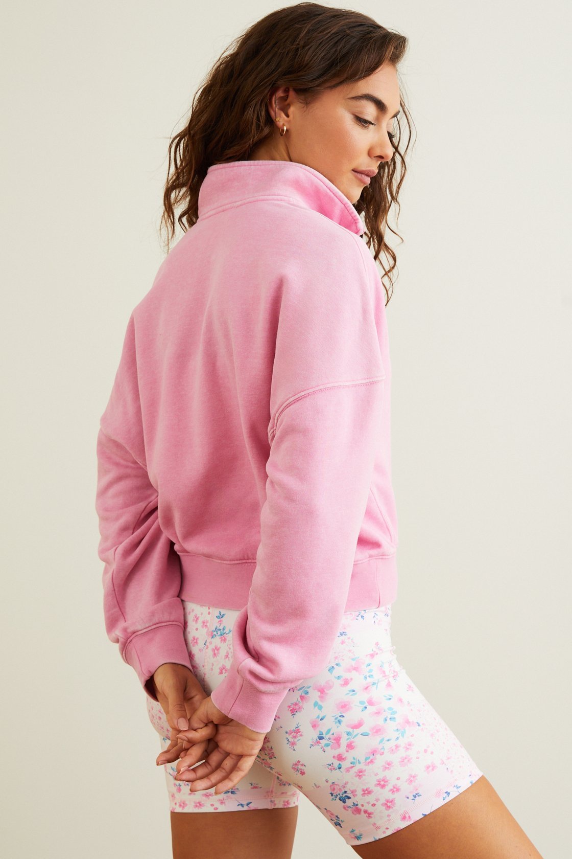 Burn Out Fleece Pullover