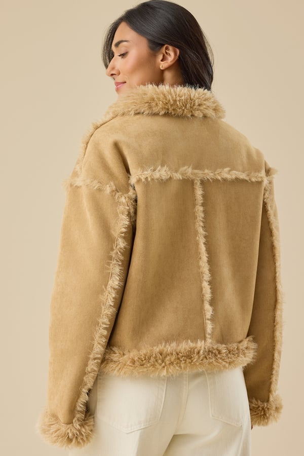 Elsa Faux Suede Jacket