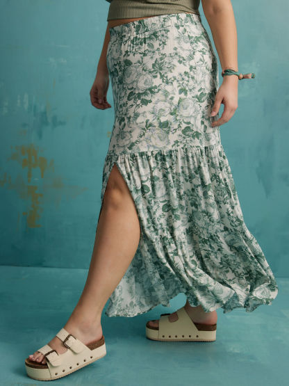 Kaylee Floral Midi Skirt