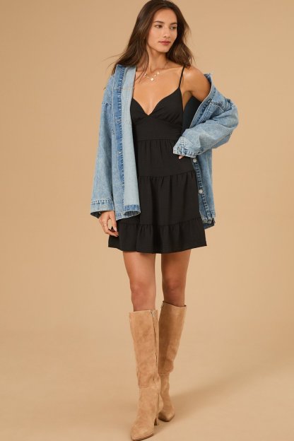 Fable Tiered Mini Dress