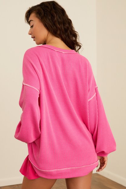 Strong Start Balloon Sleeve Pullover