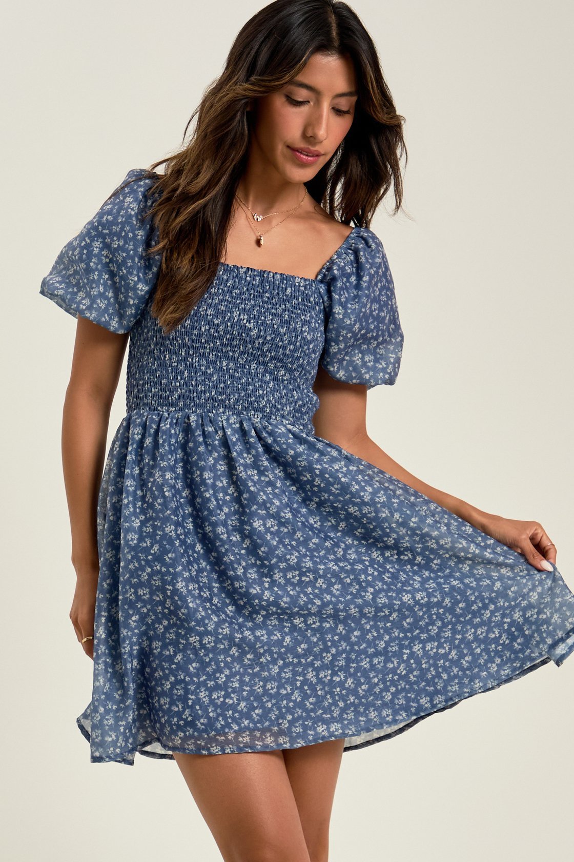 Elowyn Floral Mini Dress