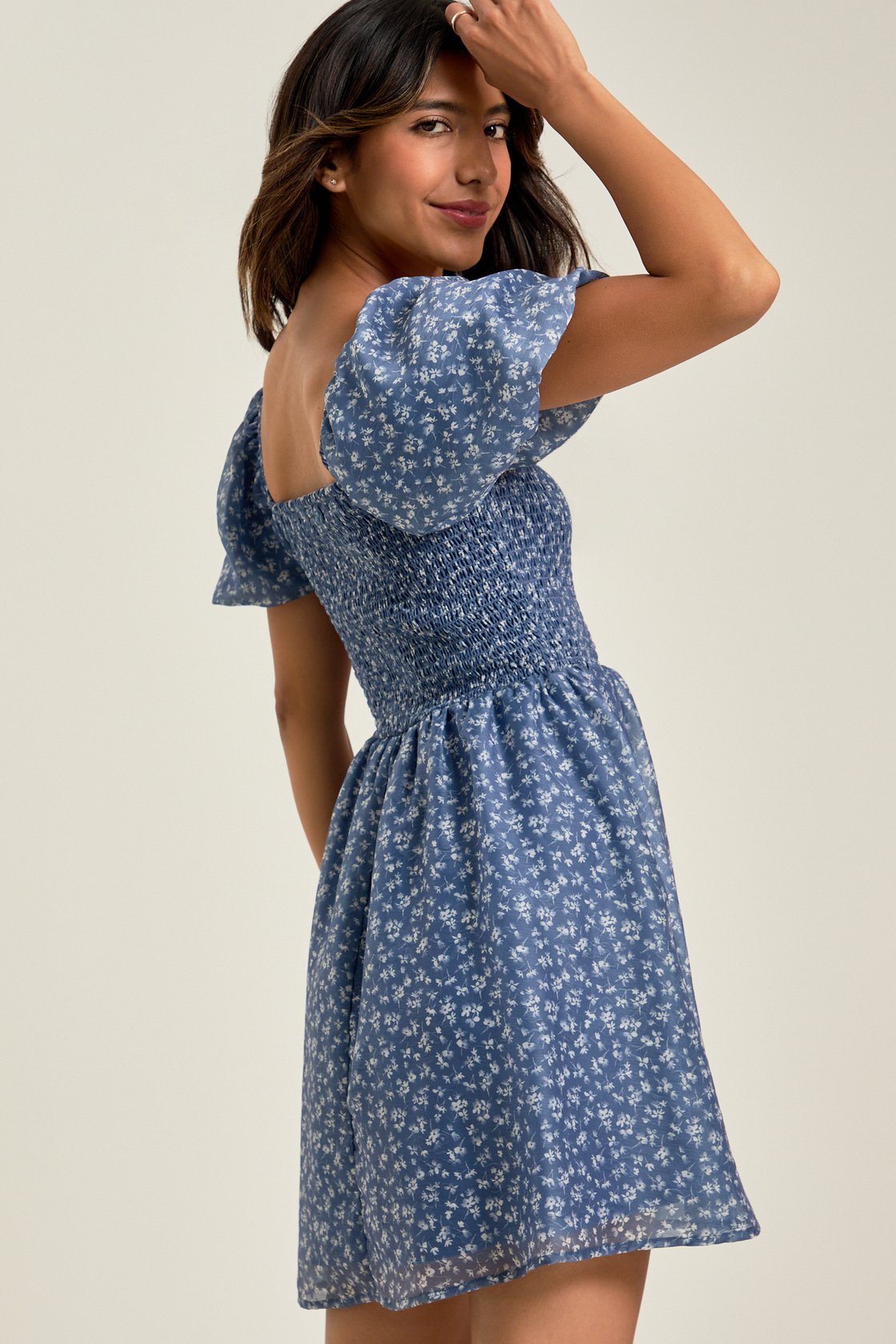 Elowyn Floral Mini Dress