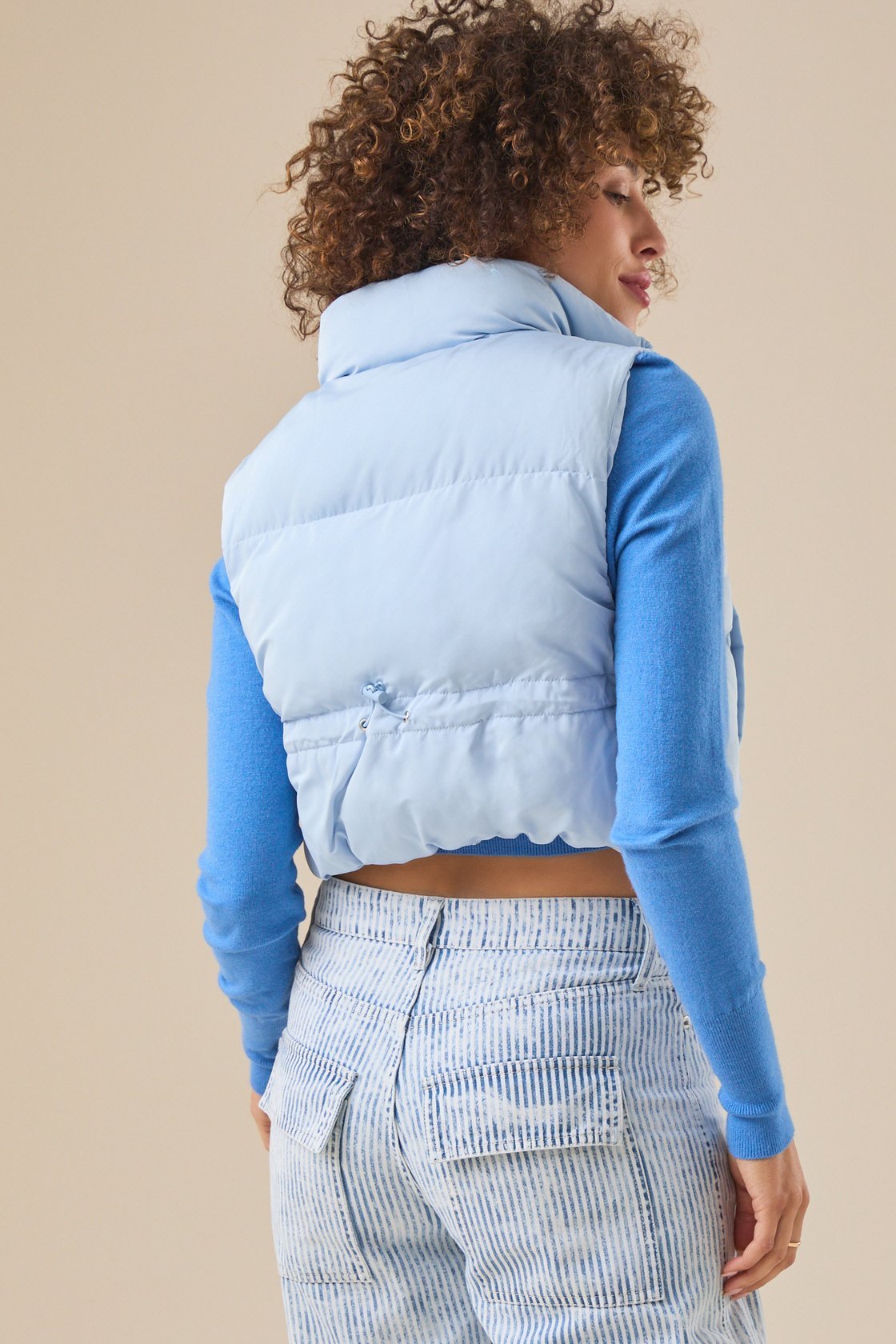 Nora Cropped Puffer Vest