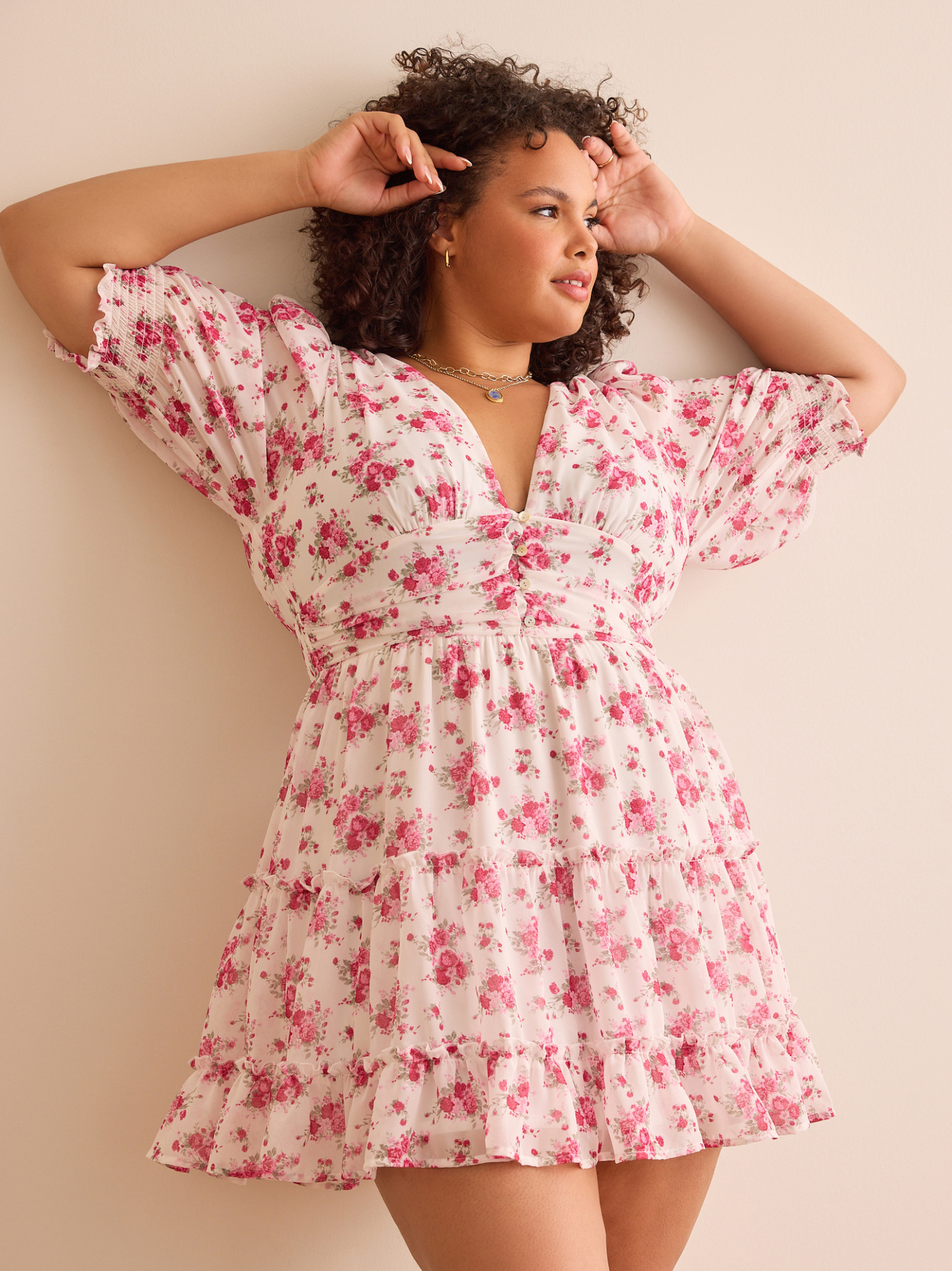 Lisa Floral Mini Dress