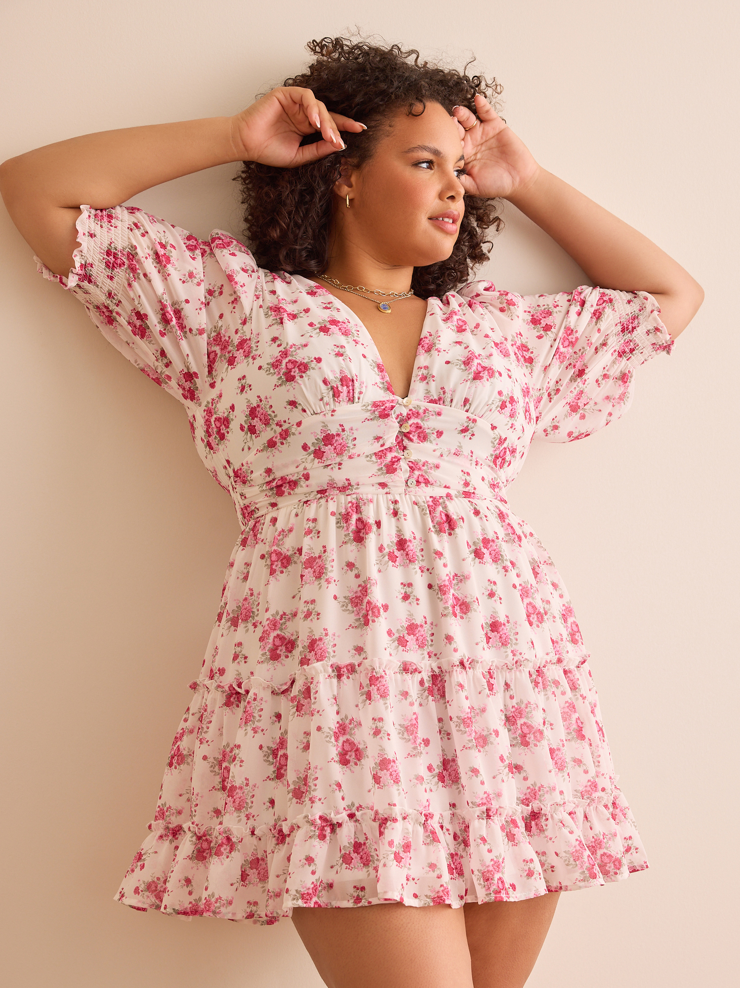 Lisa Floral Mini Dress