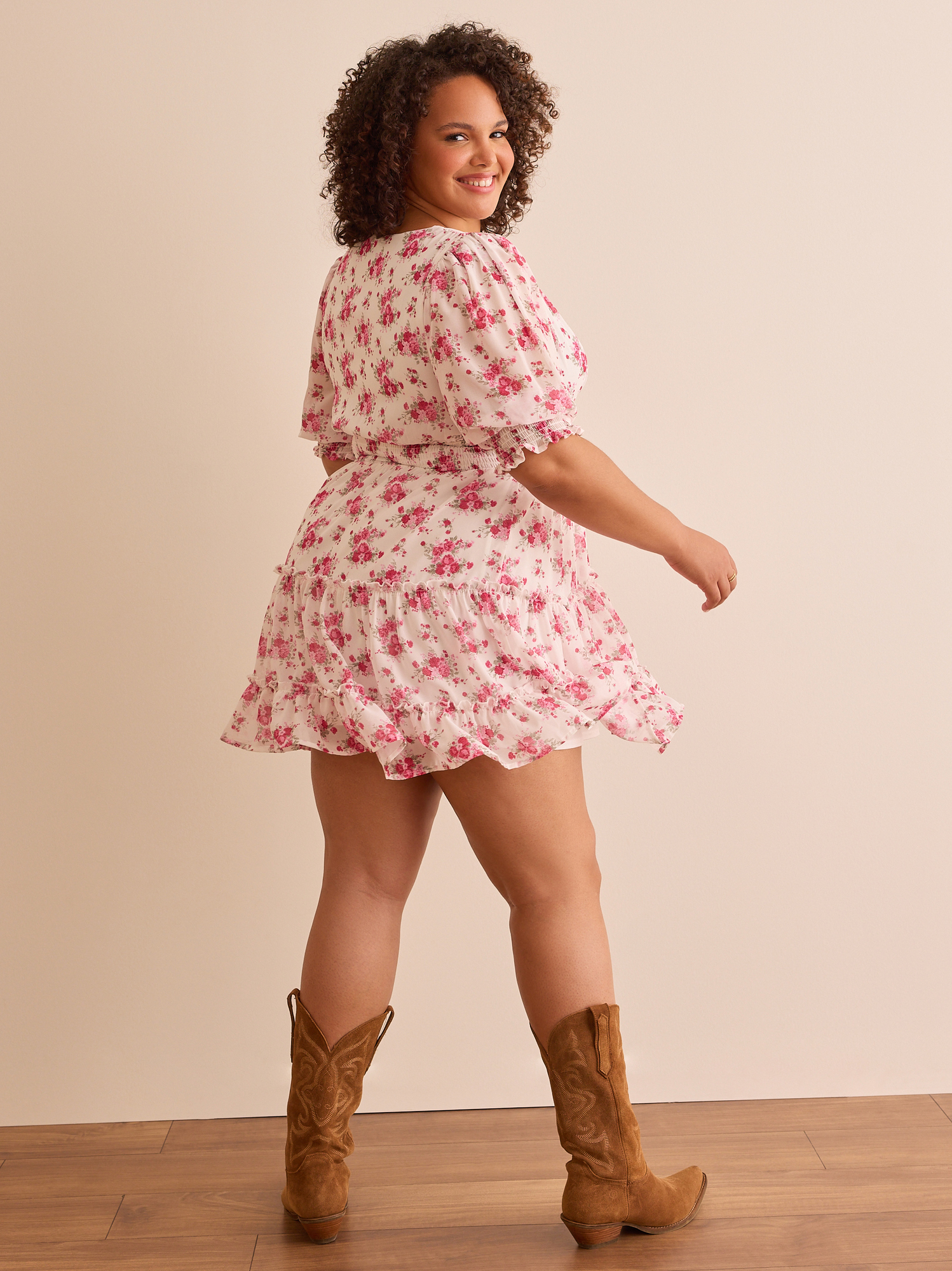 Lisa Floral Mini Dress