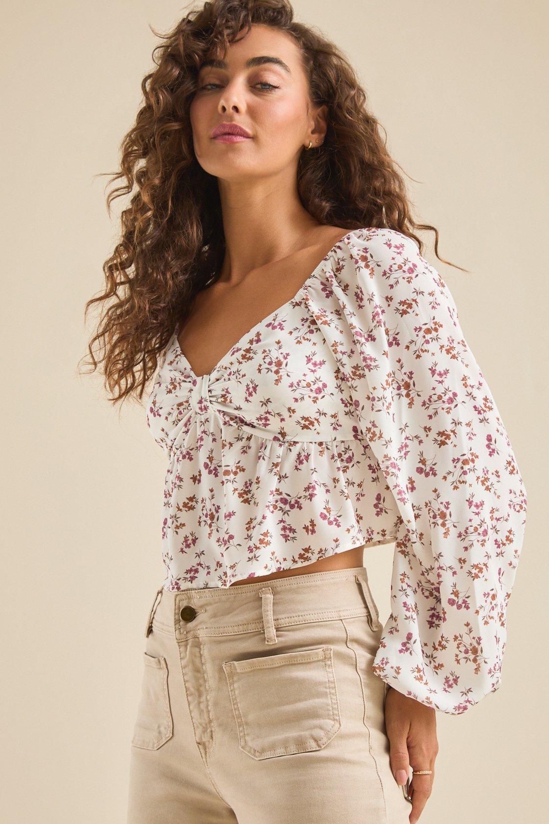 Winifred Floral Long Sleeve Top