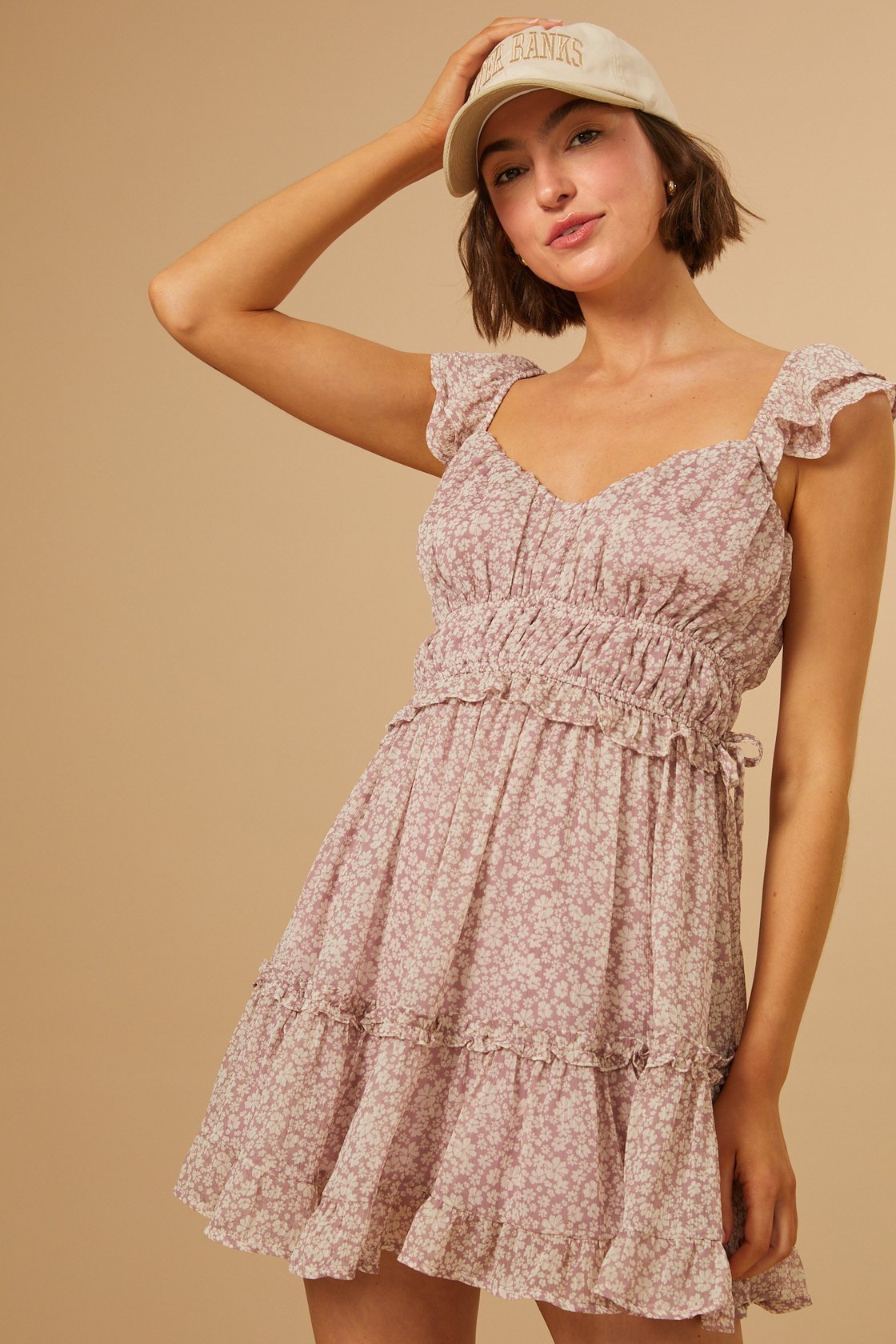 Jade Floral Mini Dress