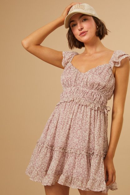 Jade Floral Mini Dress