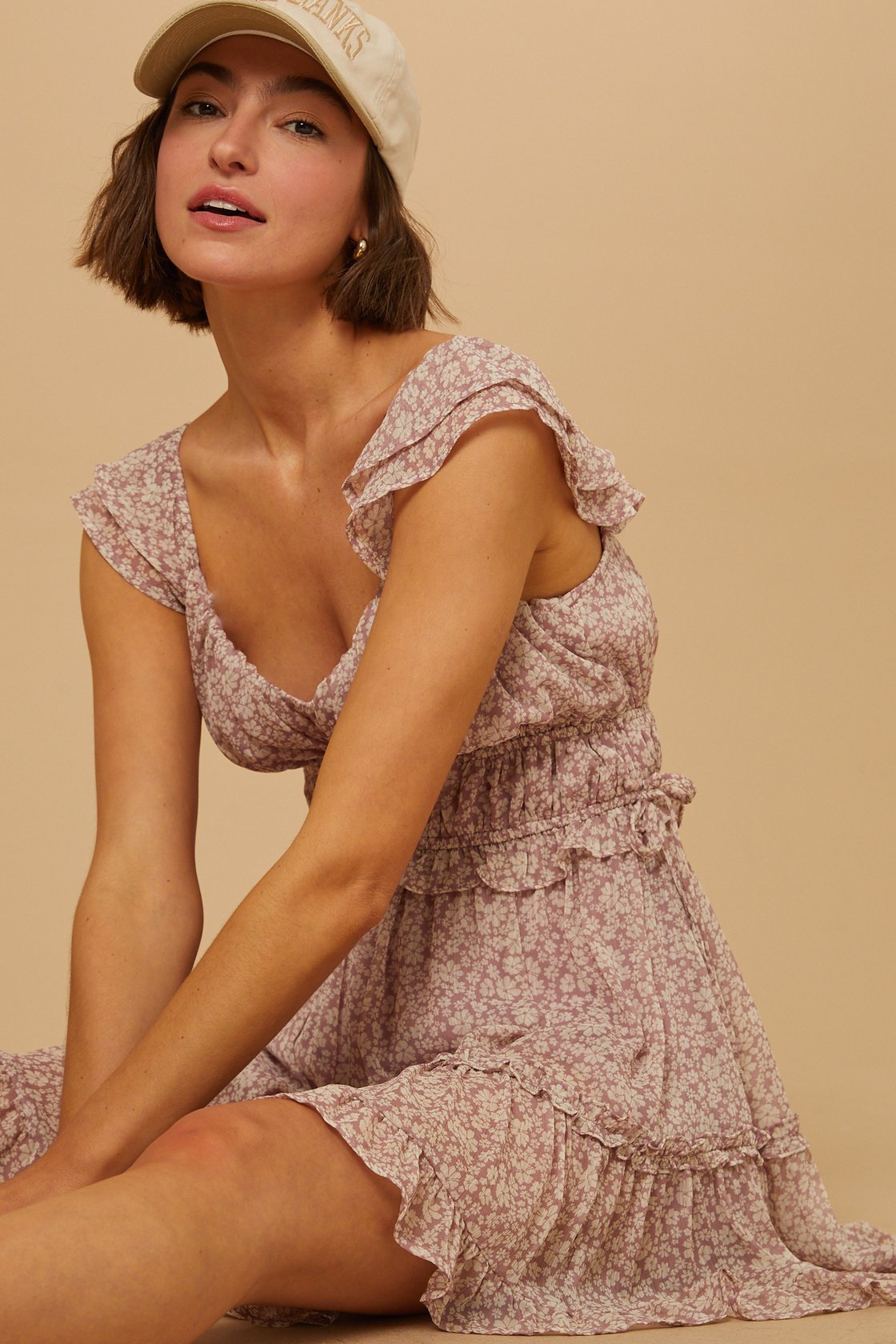 Jade Floral Mini Dress