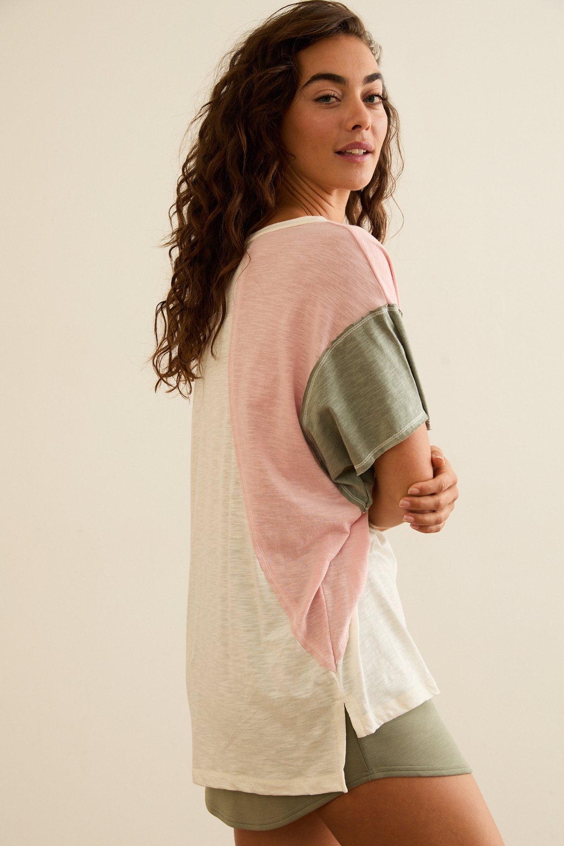 False Start Oversized Top