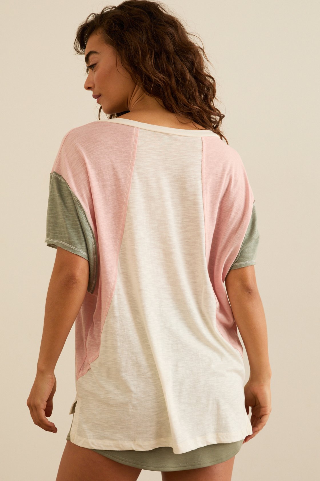 False Start Oversized Top