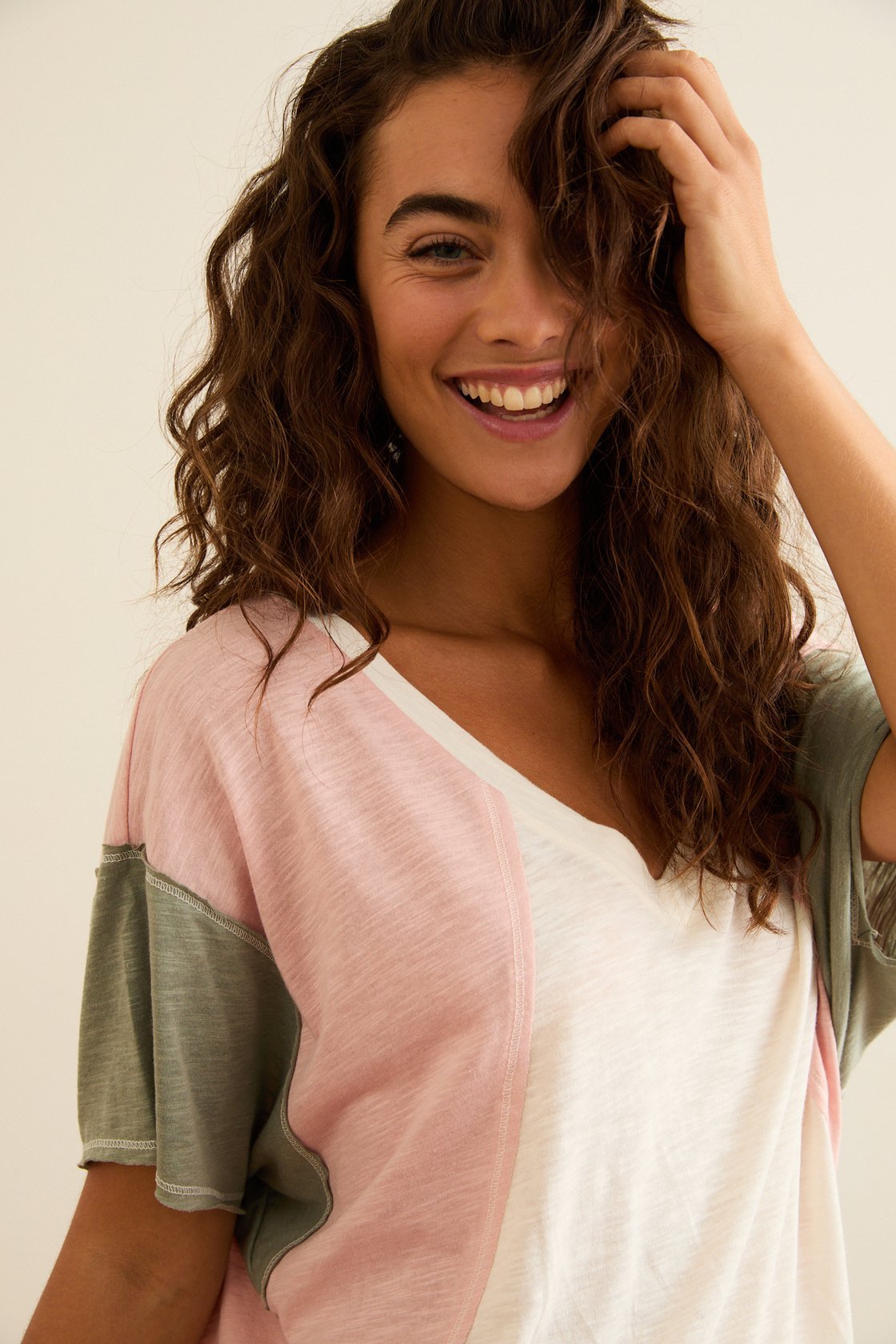 False Start Oversized Top