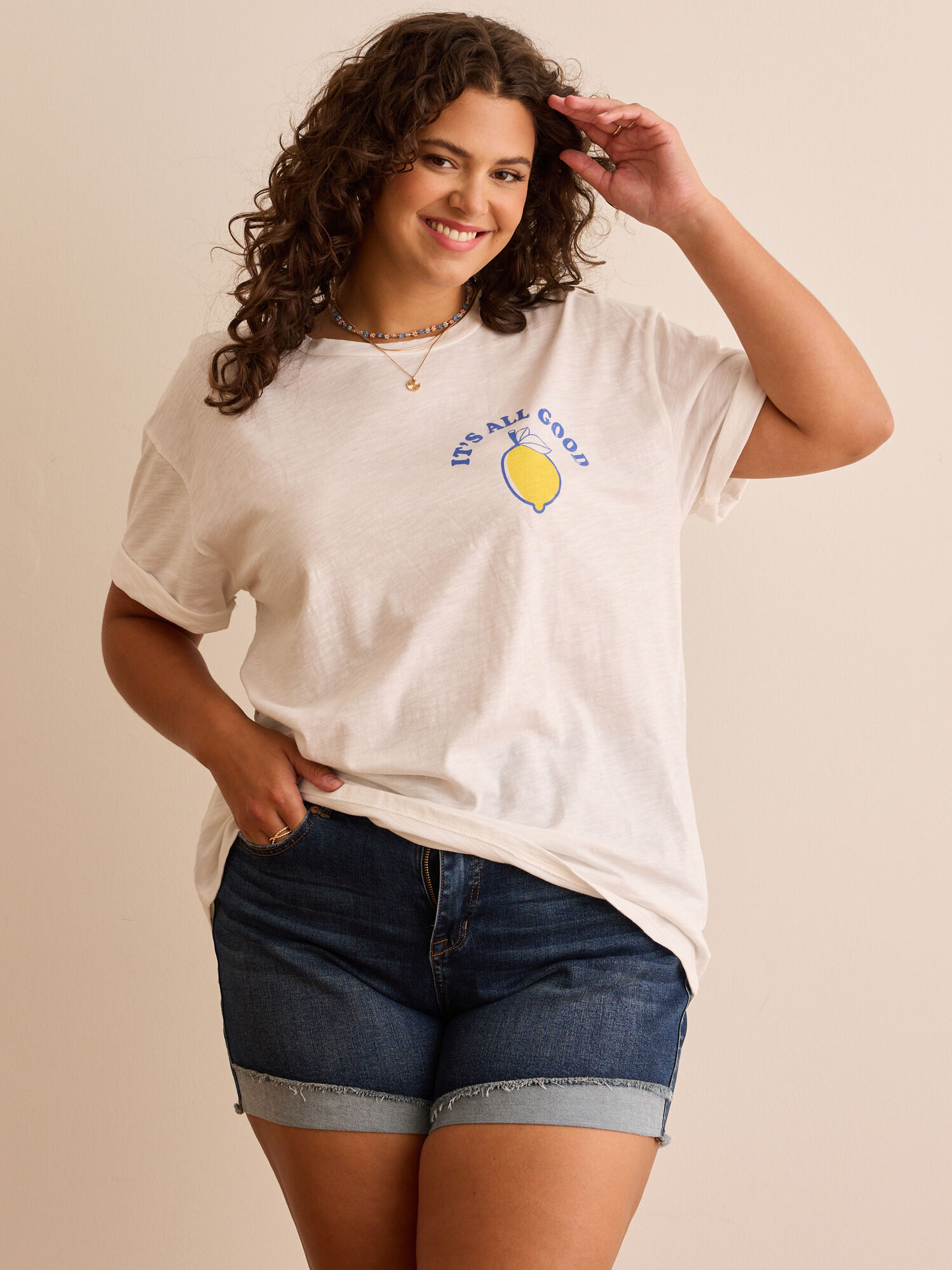 Easy Peasy Oversized Tee