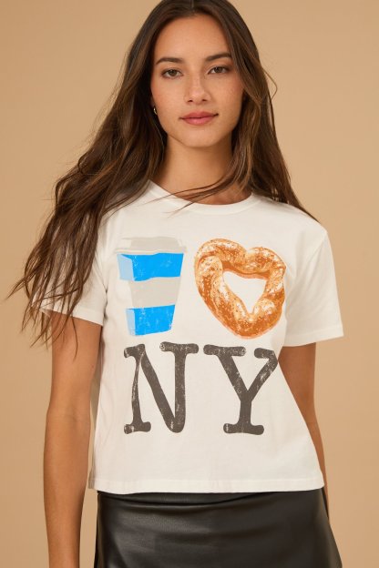 Coffee Bagel Ny Graphic Tee