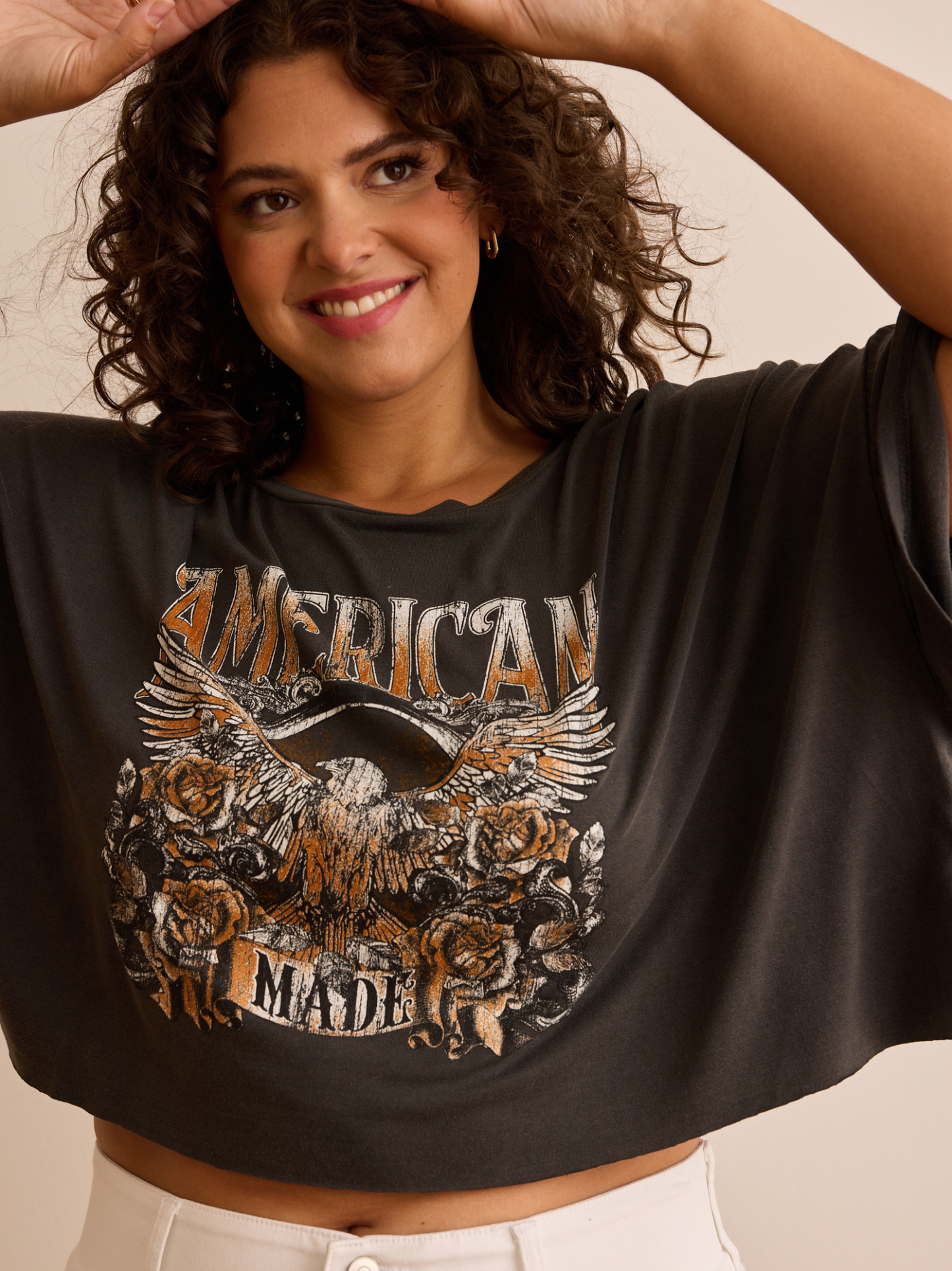 American Made Cropped Tee