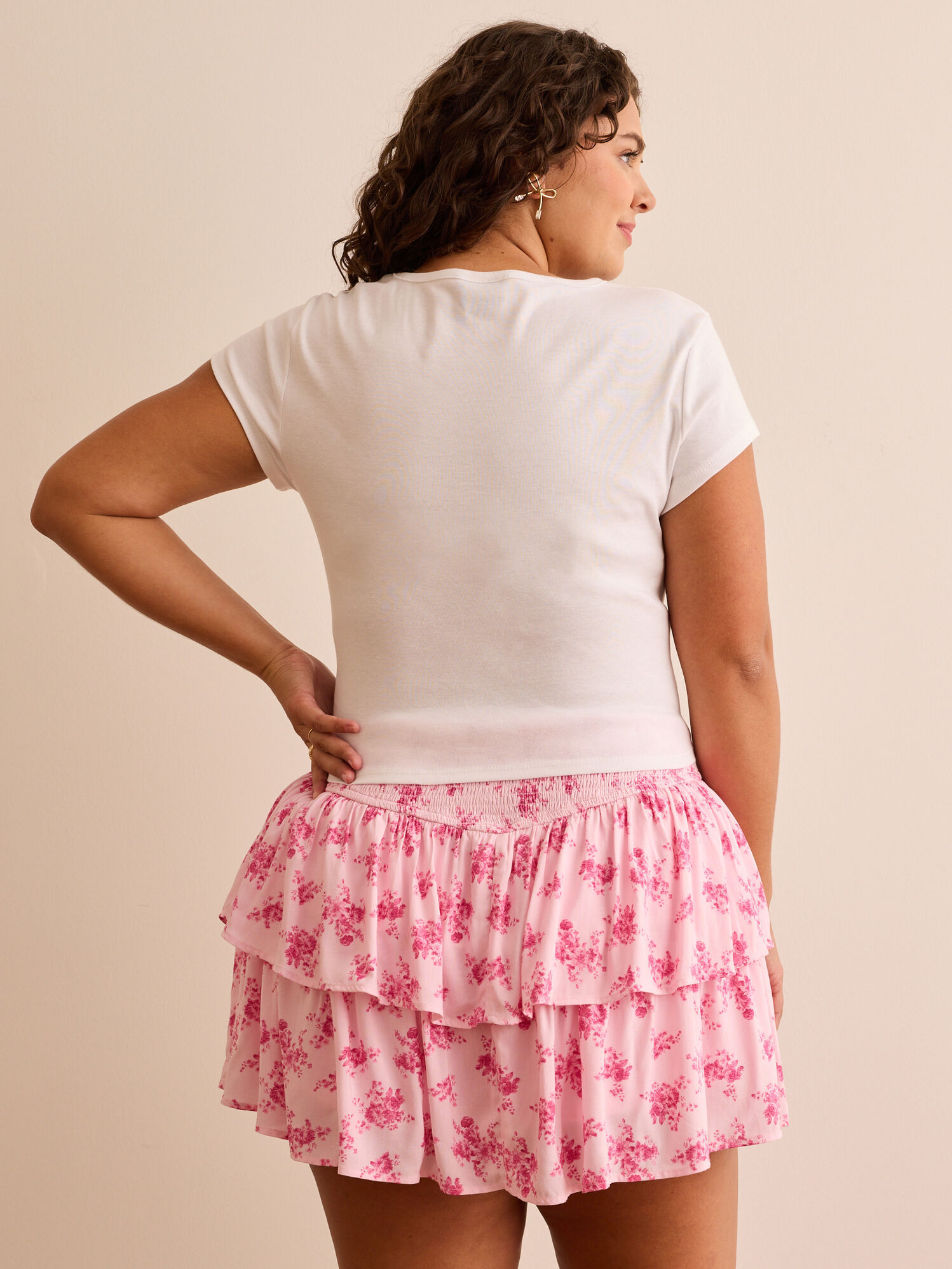 Bow Martini Graphic Baby Tee