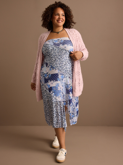 Mabel Mesh Midi Dress