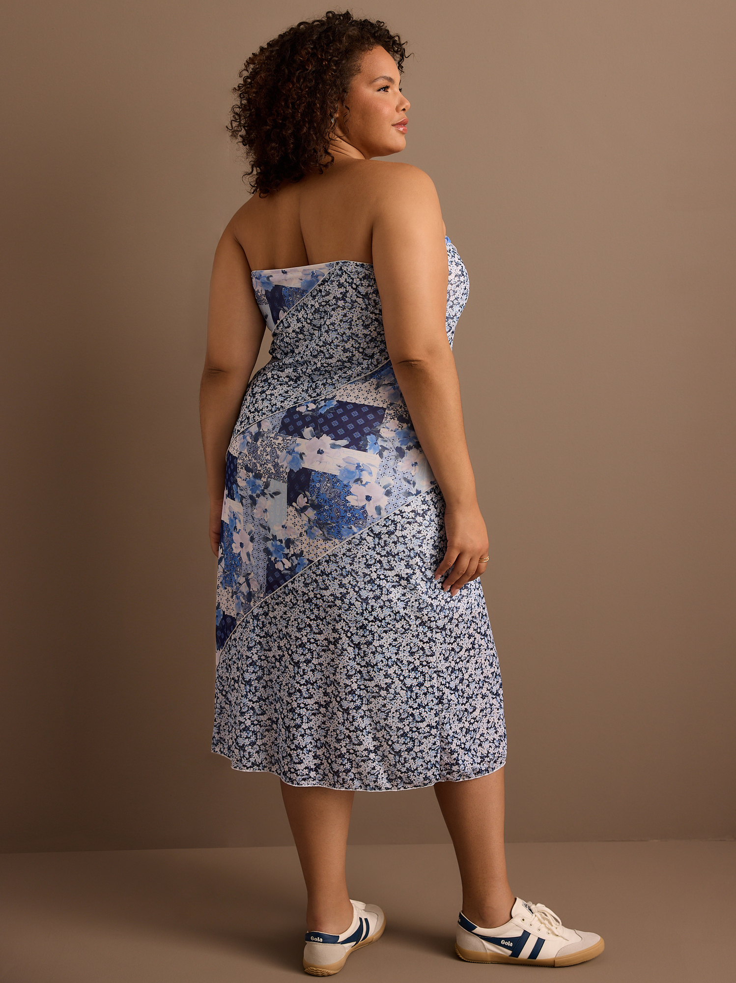 Mabel Mesh Midi Dress