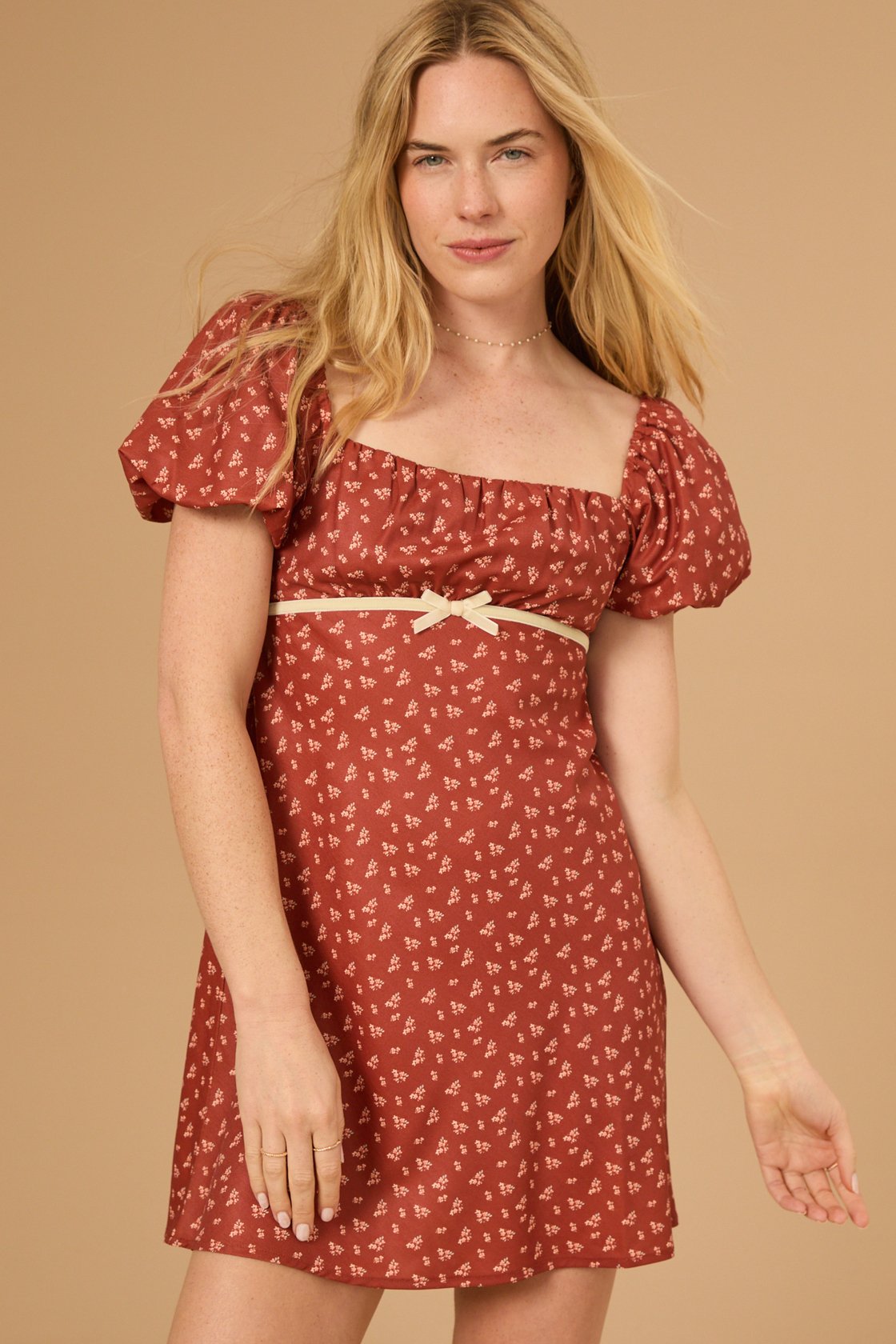 Jasper Floral Bow Dress