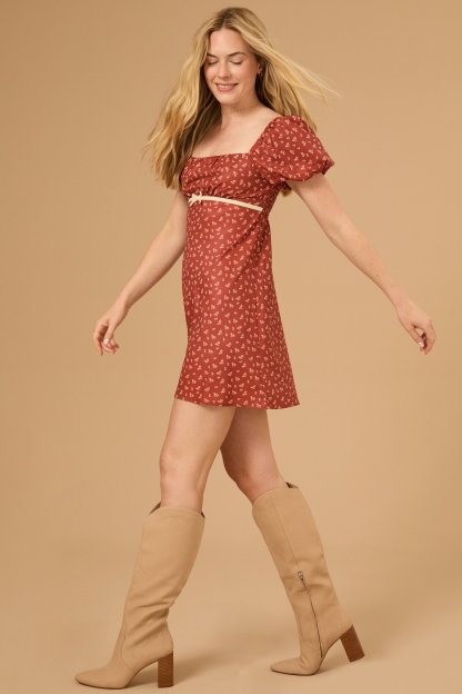 Jasper Floral Bow Dress