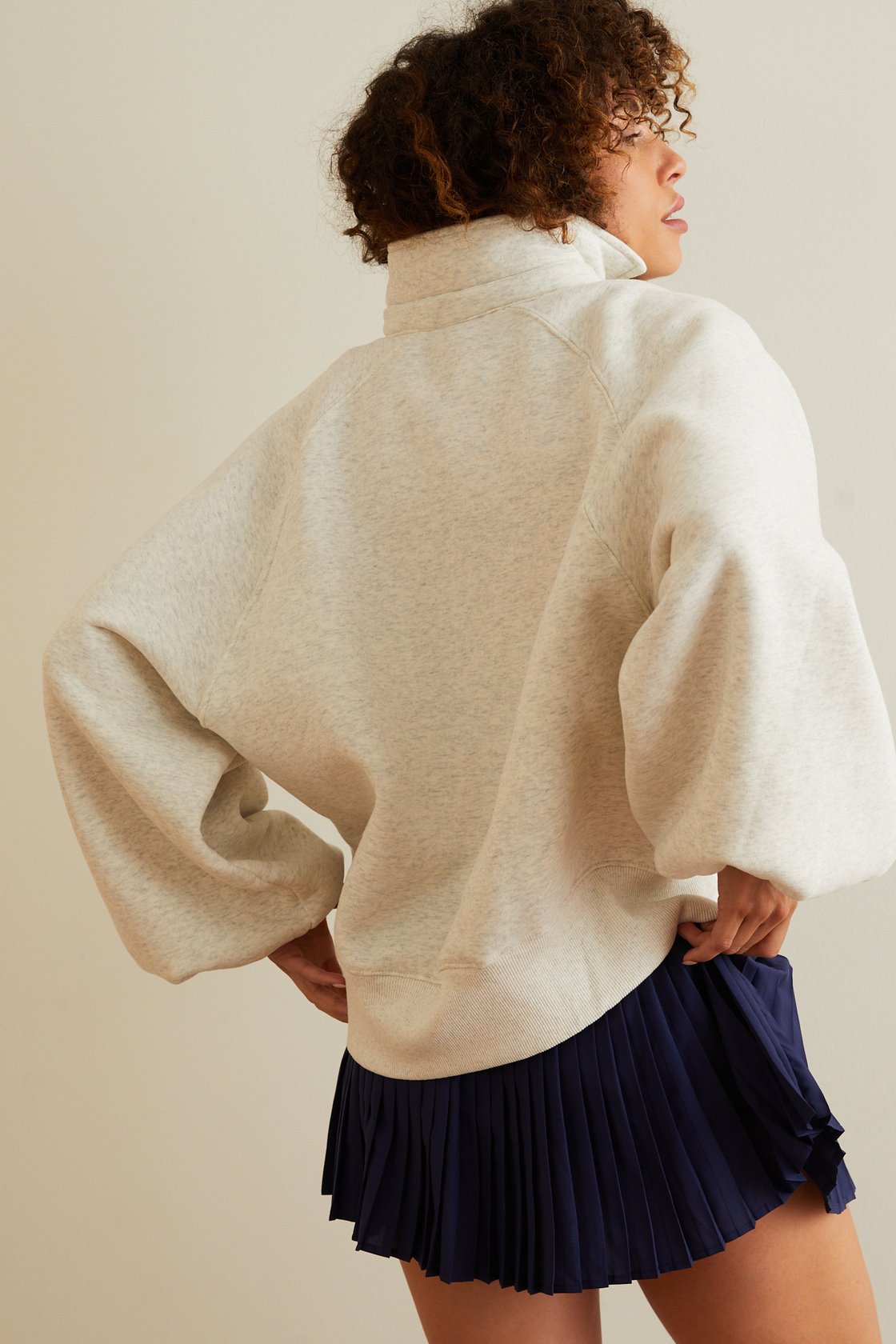 Peak Balloon Sleeve Pullover