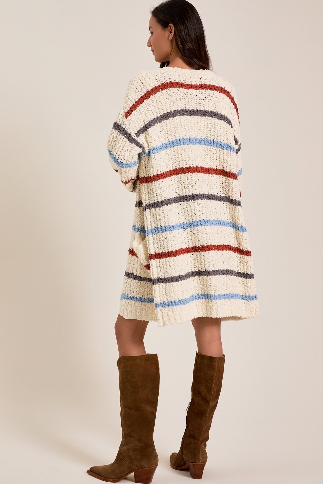 Blythe Striped Chenille Cardigan