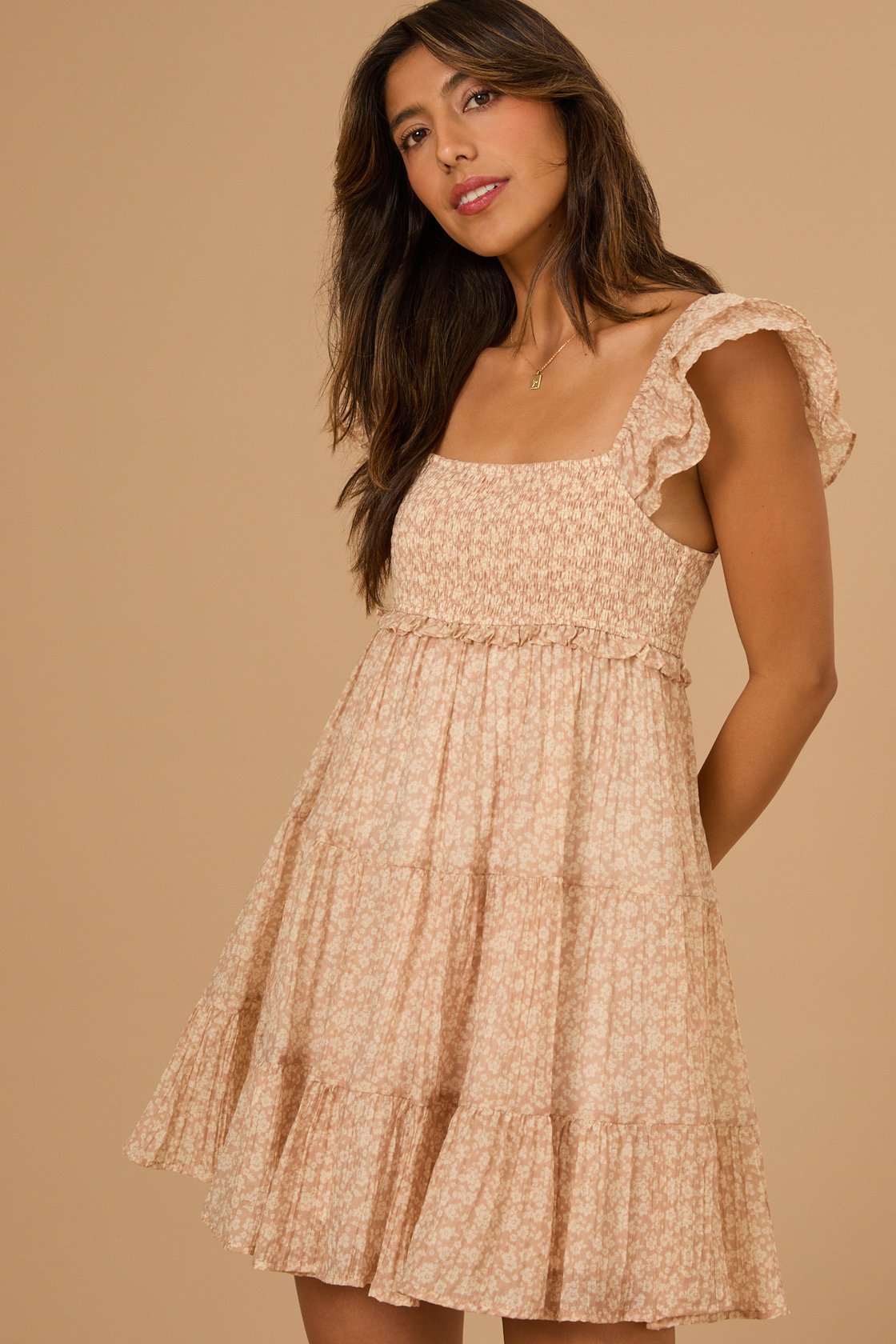 Toby Babydoll Floral Dress