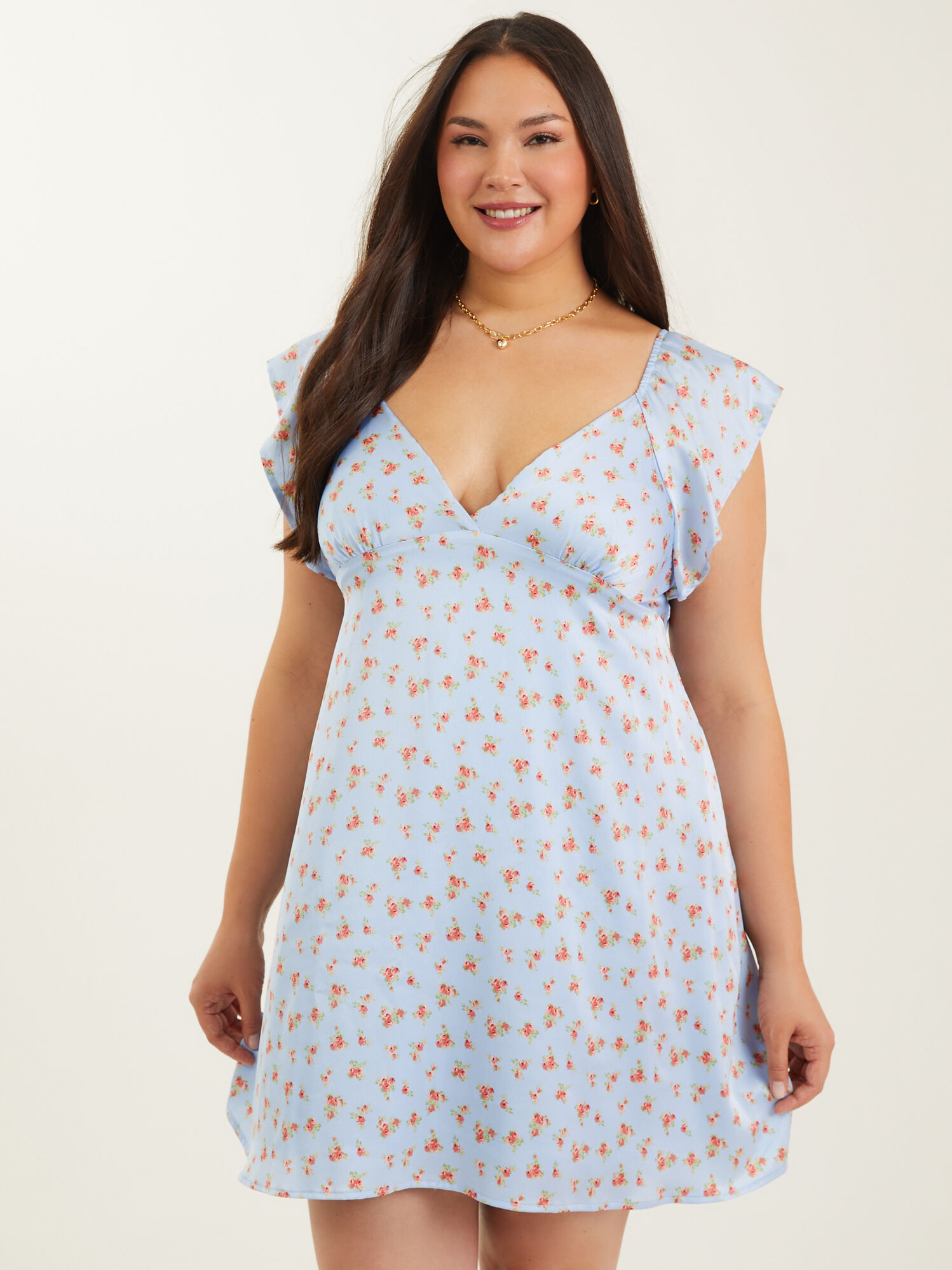 Kate Satin Mini Dress