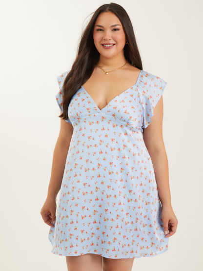 Kate Satin Mini Dress