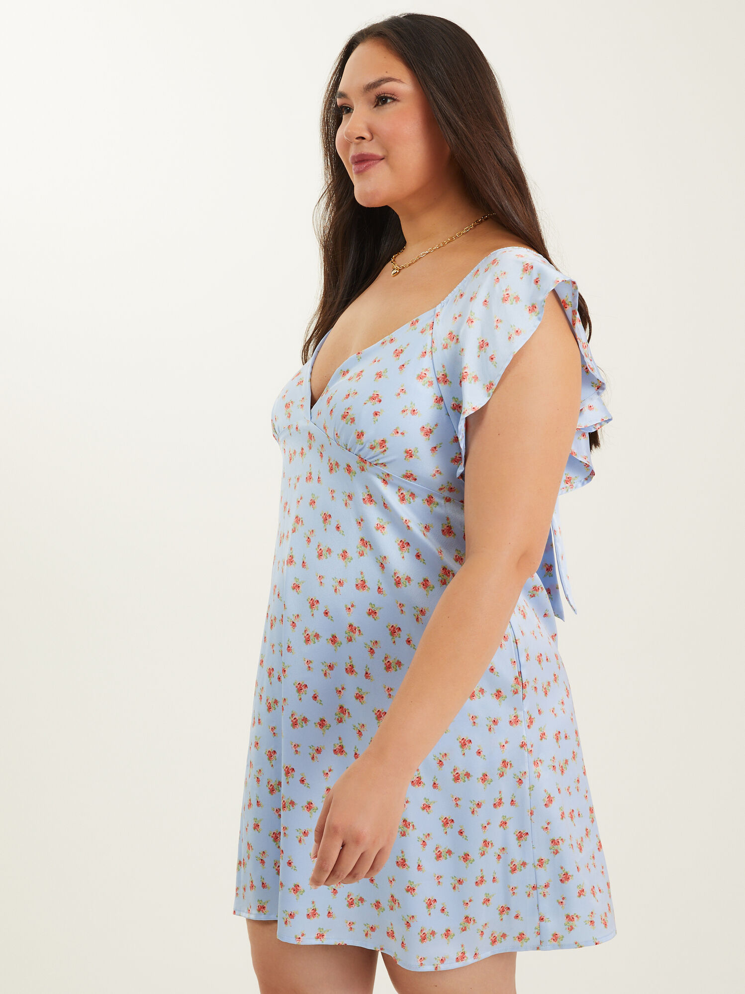 Kate Satin Mini Dress