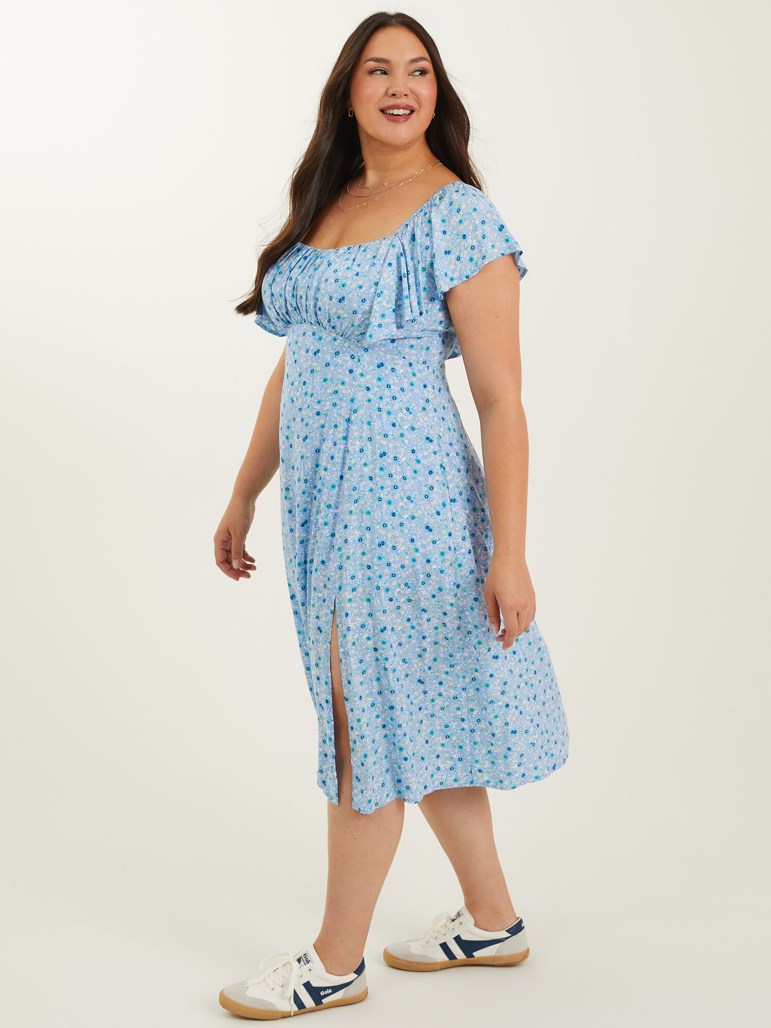 Jodie Floral Midi Dress