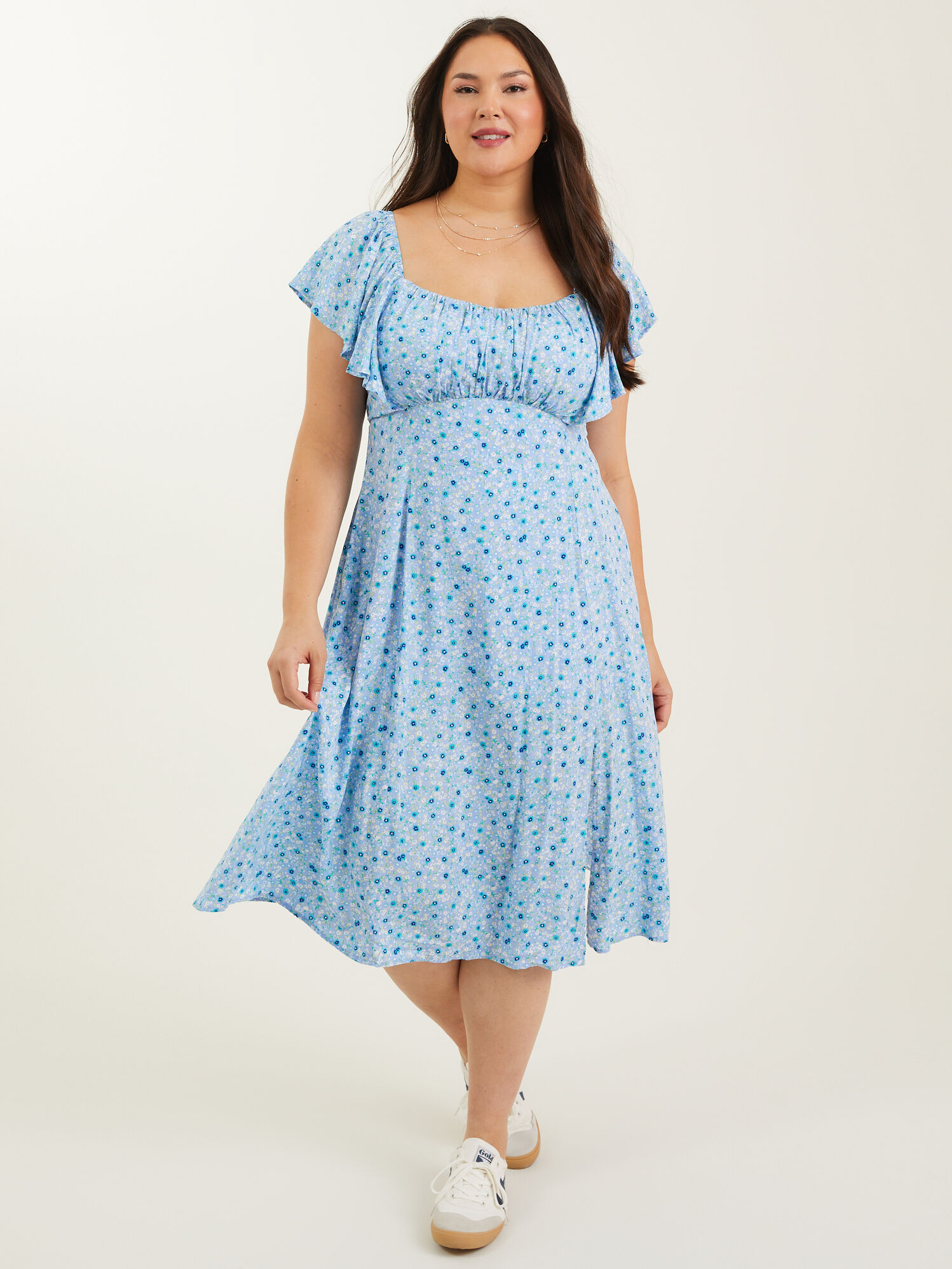 Jodie Floral Midi Dress