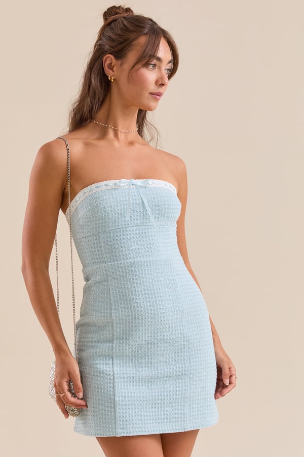 Aspen Tweed Mini Dress