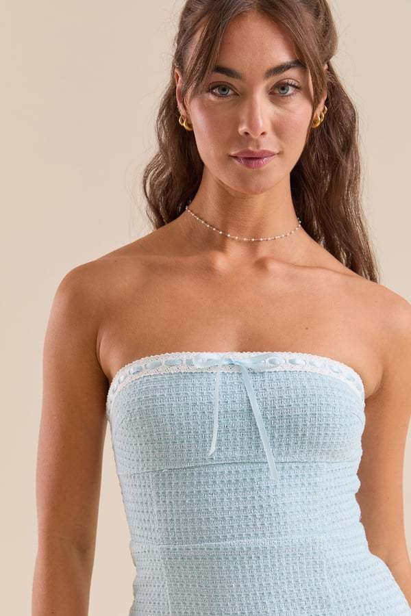 Aspen Tweed Mini Dress