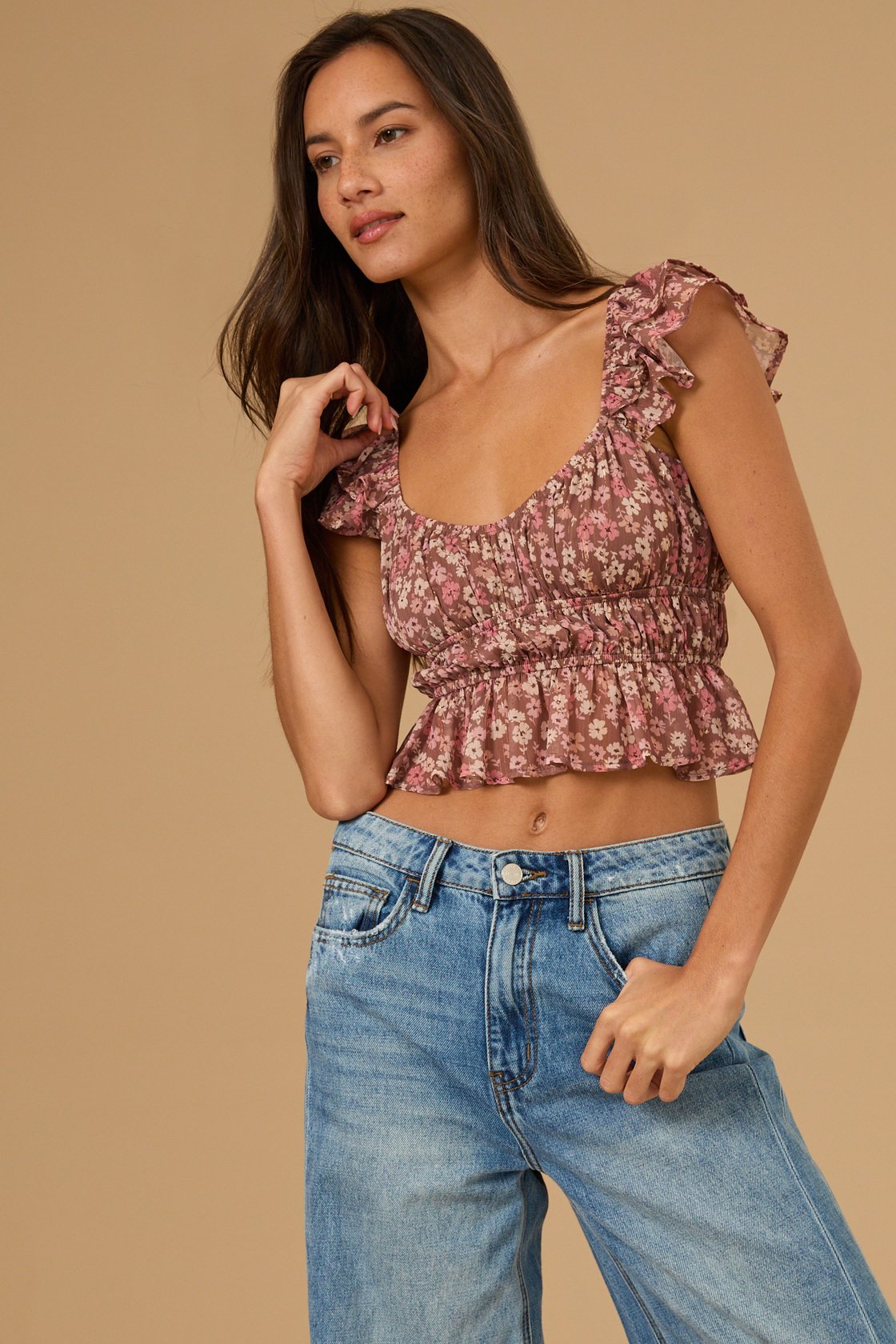 Brenlee Floral Blouse
