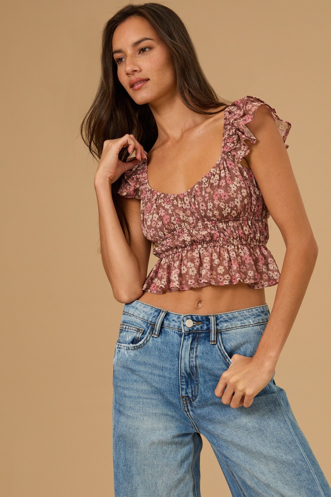 Brenlee Floral Blouse