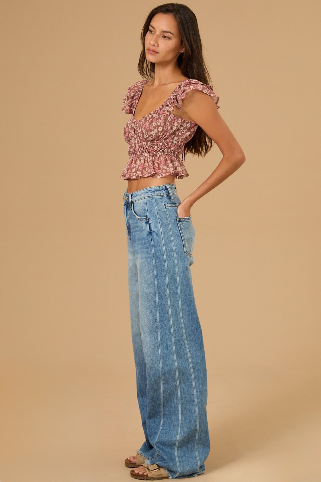 Brenlee Floral Blouse