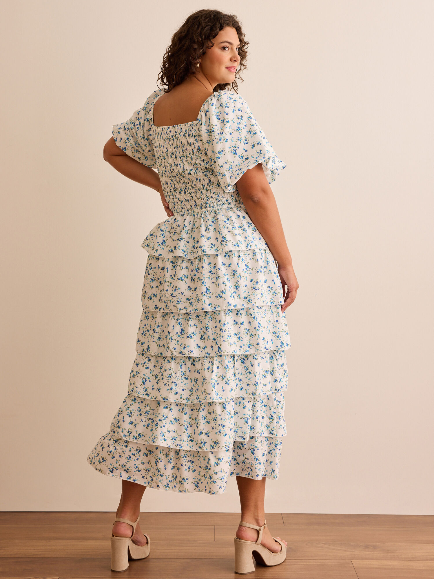Azura Floral Smocked Maxi Dress