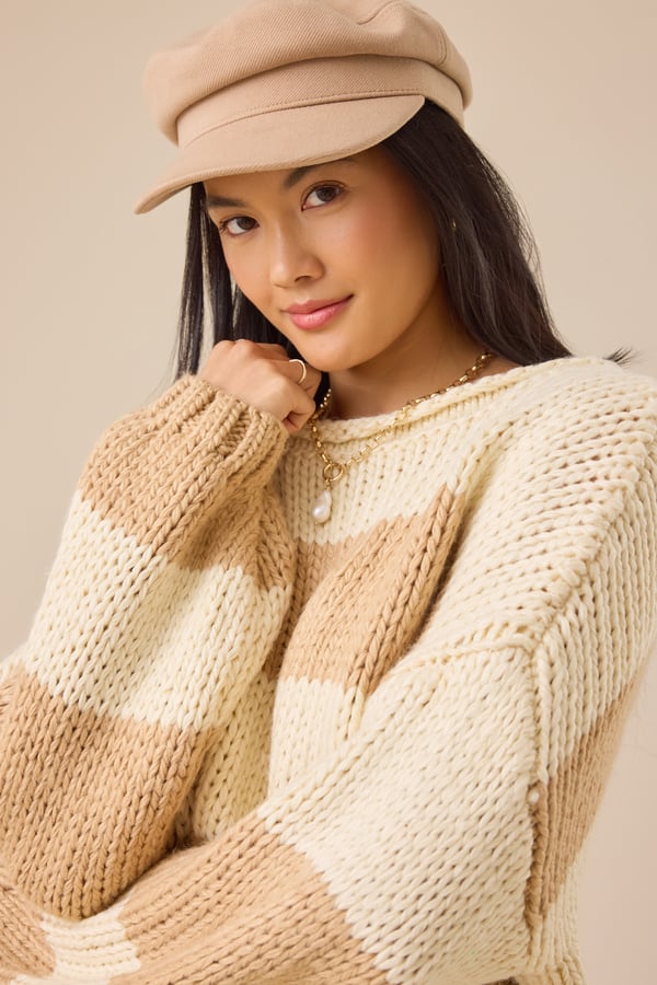 Fawn Striped Sweater