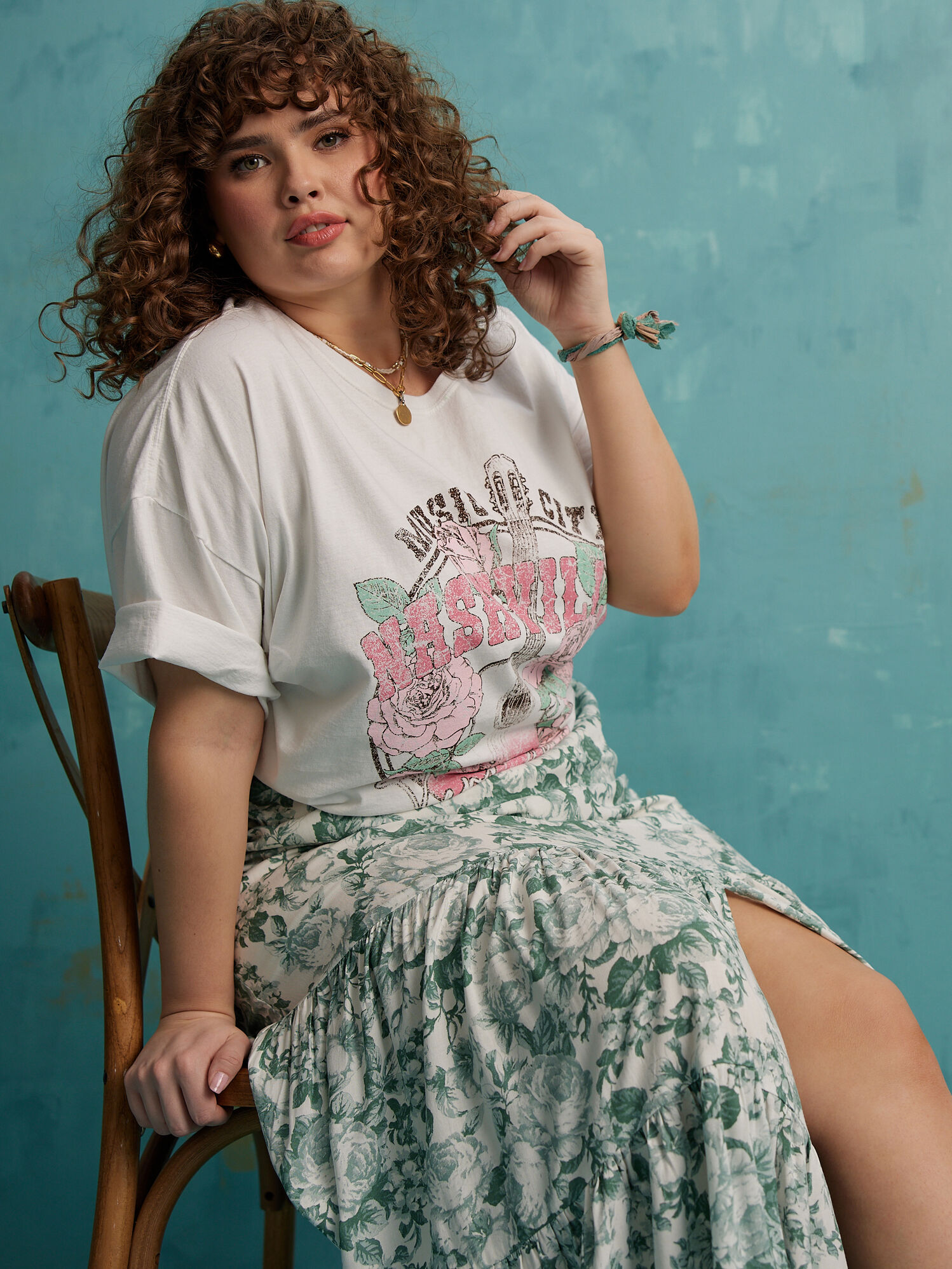 Nashville Music City Graphic Tee