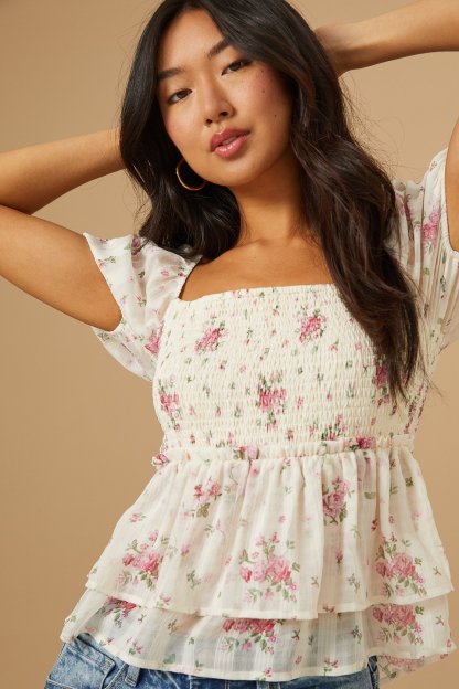 Caroline Floral Top