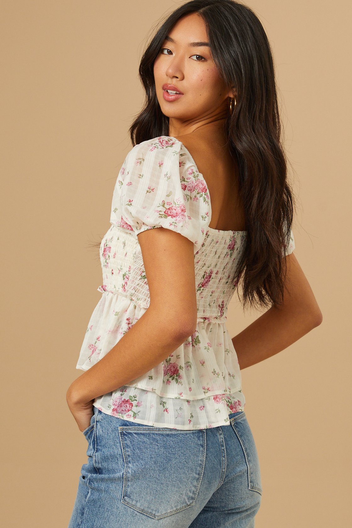 Caroline Floral Top
